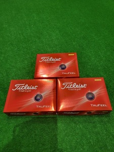 新品■タイトリスト■ＴｒｕＦｅｅｌ（トゥルーフィール）ボール（2024年発売モデル）■ローナンバー■イエロー■３ダース（３６個）