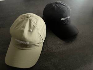 24AW未使用　BRIEFING GOLF　MS WR CORDURA GLASSHOLD CAP　BLACK／OLIVE　2点で出品。