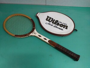 ● レトロ ヴィンテージ 当時物 Wilson ウィルソン テニスラケット The Jack Kramer Pro Staff カバー付き 硬式テニスラケット ウッド ④