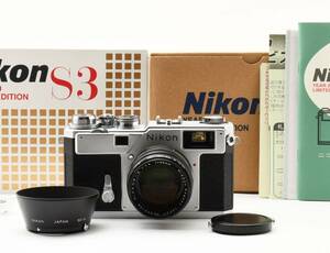 ★☆未使用 保管品 Nikon ニコン S3 YEAR 2000 LIMITED EDITION 付属品付 NIKKOR-S 50mm F1.4 シャッターOK 現状品☆★