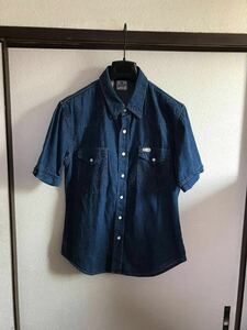 【良品】【送料最安360円】 n.hoolywood × WRANGLER ミスターハリウッド ラングラー エヌハリウッド デニムシャツ 半袖 即決早い者勝ち