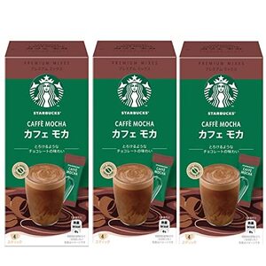 ネスレ スターバックスR プレミアムミックス カフェ モカ スティックコーヒー 4P ×3箱