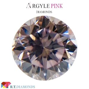 Argyle！FANCY LIGHT PURPLISH PINK 0.272ct/RD/RT2834/CGL