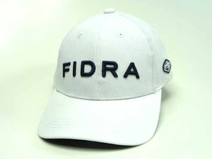 FIDRA フィドラ ゴルフ ポリエステル キャップ ホワイト #2 約55～59cm 男女兼用 帽子 【新品未使用品】 ◆アウトレット◆