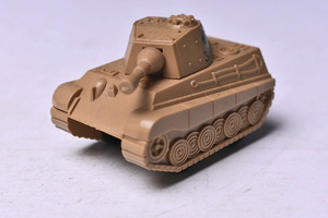 【コンバット チョロＱ】93★KING-TIGER GERMAN TANK★NO.C-14★サンドブラウン★ドイツ軍★1980年代物★TAKARA★タカラ★