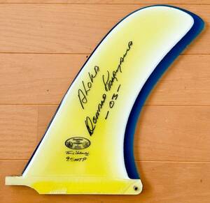 DONALD TAKAYAMA ドナルドタカヤマ　サイン入り HAWAIIAN PRO DESIGNS PIVOT FIN 9.5 ロングボード　新品未使用品