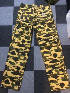 A BATHING APE CARHARTT SIZE L 2006 OG カーゴパンツ BAPE ワークパンツ アベイシングエイプ カーハート