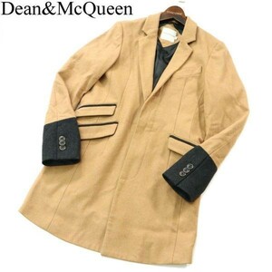 Dean&McQueen バッファローボブス 秋冬 カラー切替★ メルトン ウール チェスター コート Sz.1　メンズ　A1T14435_B#N