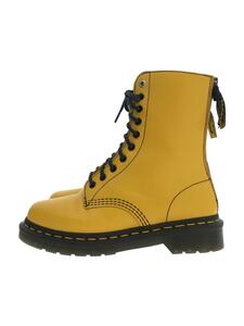 Dr.Martens◆レースアップブーツ/37/イエロー/レザー