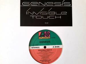 良盤　高音質　Genesis　ジェネシス　Invisible Touch　1986年 貴重盤 12” シングル レコード　：　Phil Collins　フィル・コリンズ