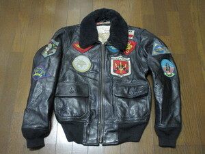 ★美品★AVIREX★G1トップガン★希少黒★L★TopGun★アビレックス