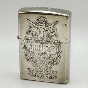 1円～/ZIPPO/ジッポー/Marlboro/マルボロ/イタリックロゴ/1995年製/ライター/煙草/喫煙具/喫煙グッズ/火花OK/コレクション/ジャンク/R030