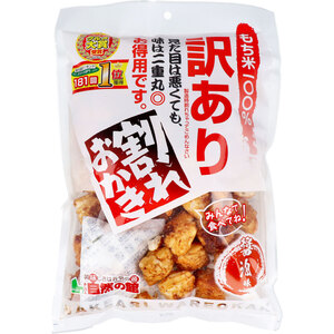 【まとめ買う】※[1月26日まで特価]訳あり 割れおかき しょうゆ味 250g×6個セット