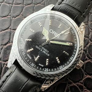 【お値下げ歓迎】オリス ORIS ビンテージ 機械式 手巻き ウォッチ 腕時計 メンズ 中古 アンティーク 動作良好 ディズニー ミッキー NO.789