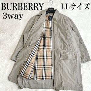 希少 BURBERRY 3way ブルゾン コート ダウンベスト ジャケット バーバリー ライナー 