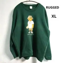 POLO RUGGEDラギッド トレーナ XLグリーン