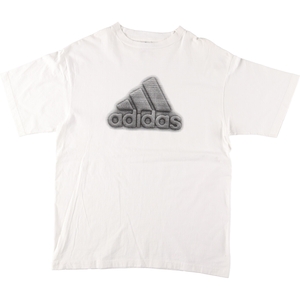 古着 アディダス adidas ロゴTシャツ カナダ製 メンズL /eaa431857 【SS2409_30%】