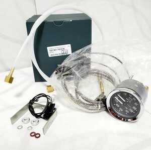 SMITHS スミス デュアルゲージ 水温計 油圧計 GD1301 / SIB130 ナイロン パイプ 付き。ローバーミニ、英国車、クラシック車等用 新品