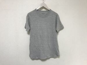 本物ノンネイティブnonnativeコットンレーヨン半袖TシャツアメカジビジネススーツメンズSグレー日本製0