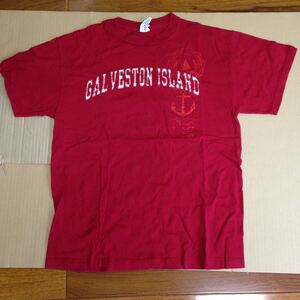 US古着　半袖Tシャツ　 GALVESTON ISLAND　　DELTA　PRO　WEIGHT