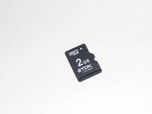 動作保証！送料無料！TDK microSD 2GB