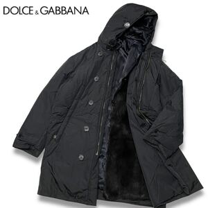 33 正規品 DOLCE &GABBANA ドルチェ&ガッバーナ TSP24 9176 モッズコート M51 ラパンファー ライナー 付き ミリタリージャケット 44