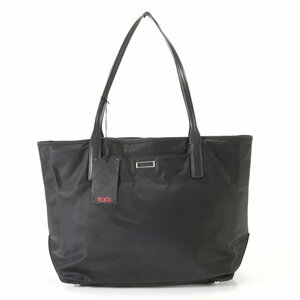 ■TUMI トゥミ■レザー ナイロン トート バッグ ショルダー ビジネス 通勤 書類鞄 ブラック 黒 A4 メンズ レディース EFE AG9-2