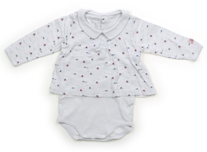 プチバトー PETIT BATEAU ロンパース 60サイズ 男の子 子供服 ベビー服 キッズ