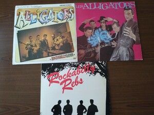 ALLIGATORS ROCKABILLY REBS BLACK CATS元ネタ 3枚セット 廃盤 レア 送料無料 ロカビリー ネオロカ サイコビリー 検索 クリームソーダ　