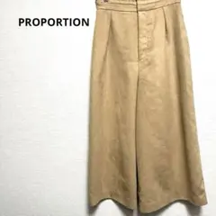 【PROPORTION】プロポーション　カジュアルパンツ　キュロットパンツ　M