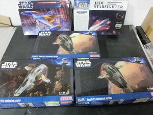 T【A7-73】【100サイズ】内袋未開封/未組立/ファインモールド STAR WARS スターウォーズ プラモデル 5点セット