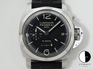 パネライ ルミノール 1950 8DAYS GMT Ref.PAM00233 SS ブラック文字盤