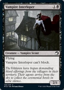 MTG ■黒/英語版■ 《吸血鬼の侵入者/Vampire Interloper》イニストラード真夜中の狩り MID