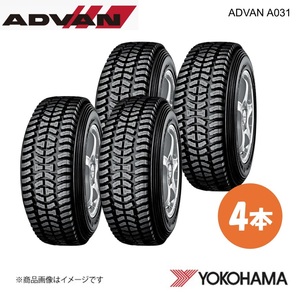 YOKOHAMA ヨコハマタイヤ ADVAN A031 165/65R13 ラリー・ダートトライアル競技用タイヤ 4本 165 65 13 77Q K5758