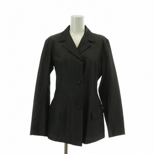 ジルサンダー JIL SANDER テーラードジャケット シングル 3B ノーベント 34 XS グレー /XZ ■EC レディース