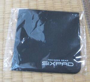 未使用品★SIXPAD★クロス★布★黒★ブラック★お手入れ★付属品★シックスパッド★ノベルティ