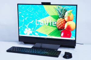 【1円～】 i7＆Office2019＆Win11搭載 LAVIE Desk All-in-one DA770/DAB i7-6500U 8G HDD3T 23.8型FHD ブルーレイドライブ