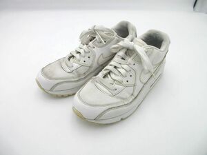 NIKE ナイキ AIRMAX90 537384 111 ローカット スニーカー size25.0/白 ■■ ☆ ebb5 レディース