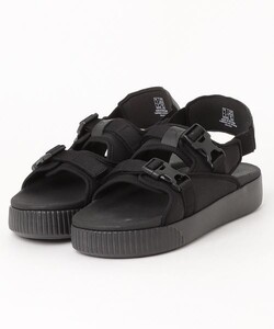 26㎝ プーマ プラットフォーム スライド YLM 黒/黒 369424 06 PUMA PLATFORM SLIDE YL M