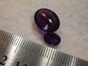 高品質!アメジスト 6.4ct カット石等セットamethyst大粒も!!　5　未使用とリユースの宝飾用ルース色々まとめてたくさん大量同梱可能！