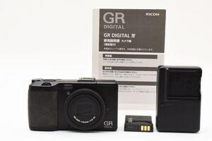 #604★ジャンク★ RICOH リコー GR DIGITAL IV ブラック