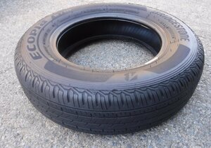 【K596】ラジアルタイヤ1本 145/80R12 80/78N LT BRIDGESTONE ブリヂストン ECOPIa R710 2021年 中古 ◆◆個人宅配達不可◆◆