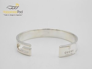 グッチ　GUCCI　Ｇバングル　SV925　約37.3g　送料無料