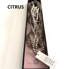 未使用 CITRUS シトラス シルクロングネックレス