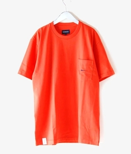 【1スタ】新品未使用 完売品 Size 2 DESCENDANT CACHALOT CREW NECK SS 01 半袖Tシャツ ディセンダント ORANGE 日本製 正規店購入