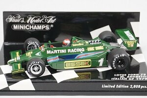 ミニチャンプス PMA 1/43 ロータスフォード 79 M.アンドレッティ イタリアGP 1979#1 マルティニ 400790101