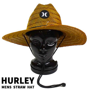 HURLEY 麦わら帽子 WEEKENDER STRAW HAT 237 BROWNY ハーレー HAT/ハット 帽子 日よけ ストローハット 送料無料[返品、交換不可]