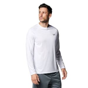 UNDER ARMOUR ロンT 長袖 Tシャツ ヒートギア テック2.0 1358562 ホワイト アンダーアーマー M ポリエステル 吸汗速乾 