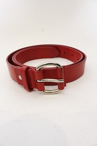 Vivienne Westwood MAN / BELTS ROLLER BUCKLE PALLADIO B レッド O-24-11-24-048-gd-IG-OS