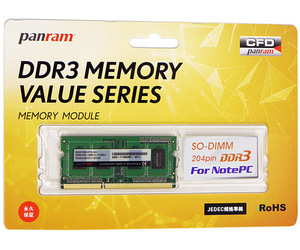 【ゆうパケット対応】CFD ELIXIR D3N1600PS-4G SODIMM DDR3 PC3-12800 4GB [管理:1000021080]